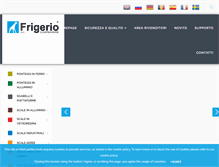 Tablet Screenshot of frigeriospa.com